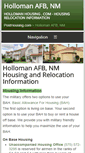 Mobile Screenshot of hollomanhousing.com